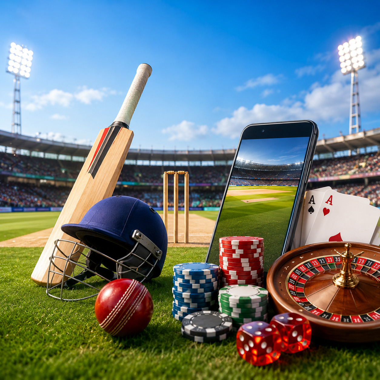 IPL cricket and casino betting markets on Playinexch