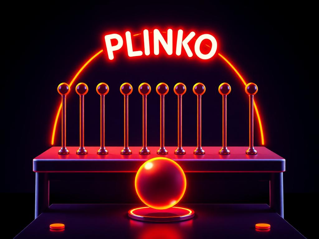 Plinko chance casino game on Playinexch