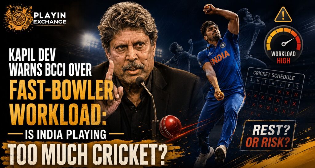 Kapil Dev Warns BCCI Over Fast-Bowler Workload: Is India Playing Too Much Cricket?