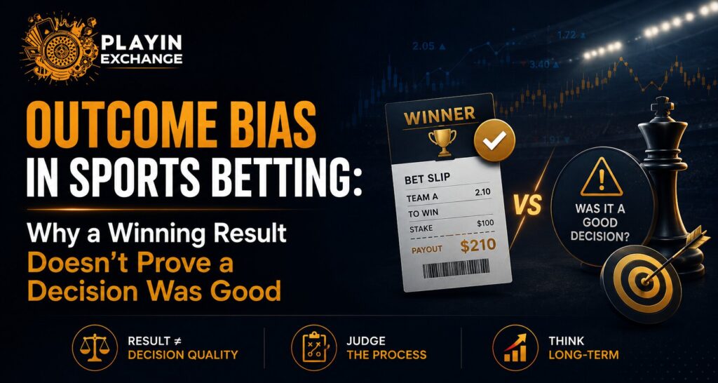 Outcome Bias in Sports Betting: Why a Winning Result Doesn't Prove a Decision Was Good