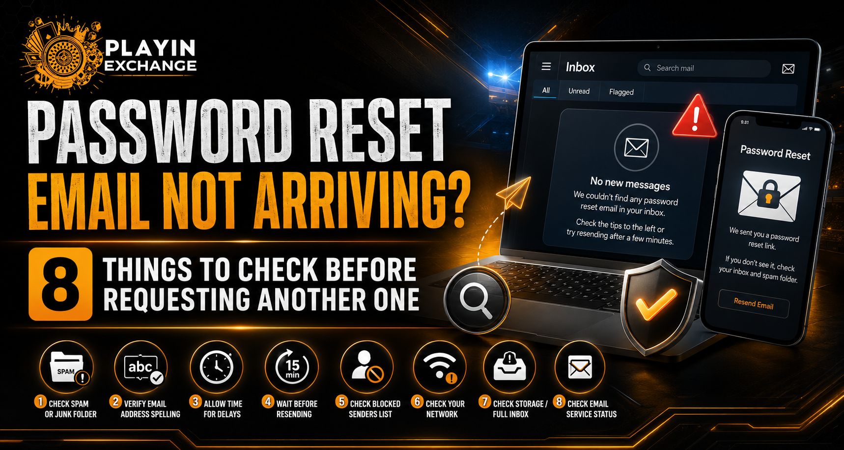 Password Reset Email Not Arriving? 8 Things to Check Before Requesting Another One