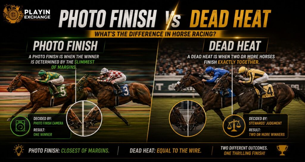 Photo Finish vs Dead Heat: What's the Difference in Horse Racing?