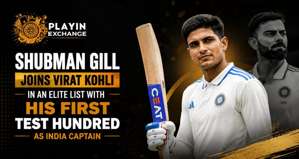 Shubman Gill Joins Virat Kohli in an Elite List With His First Test Hundred as India Captain