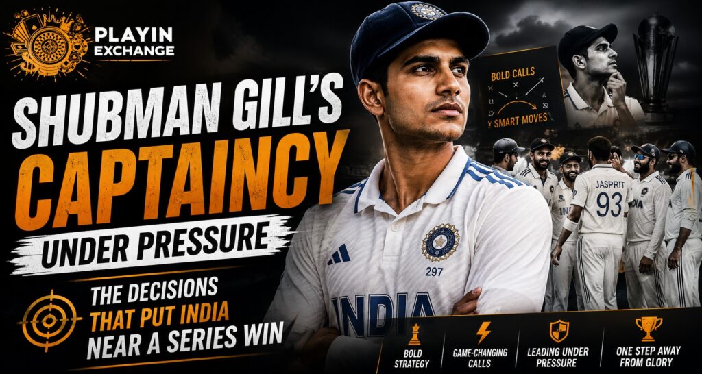 Shubman Gill’s Captaincy Under Pressure: The Decisions That Put India Near a Series Win