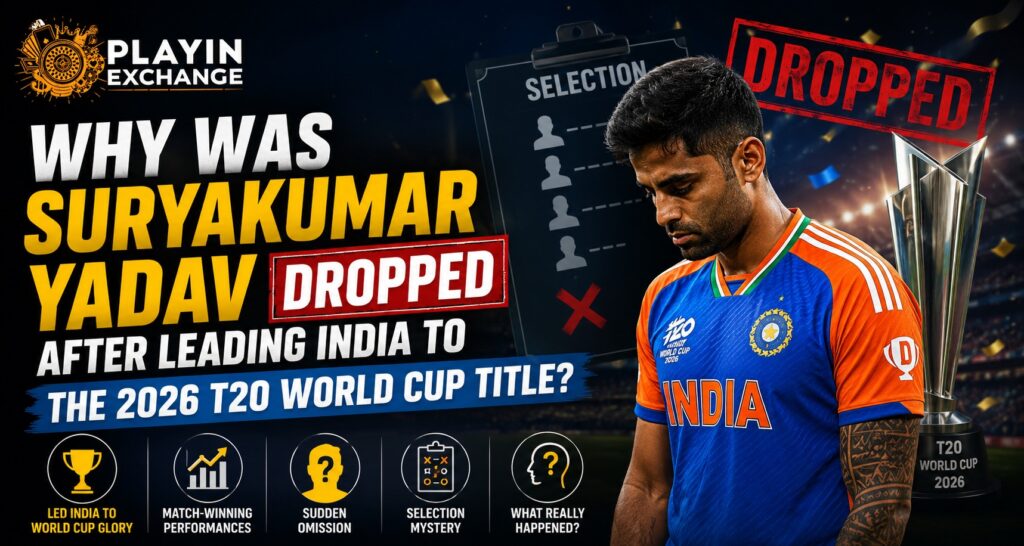 Why Was Suryakumar Yadav Dropped After Leading India to the 2026 T20 World Cup Title?