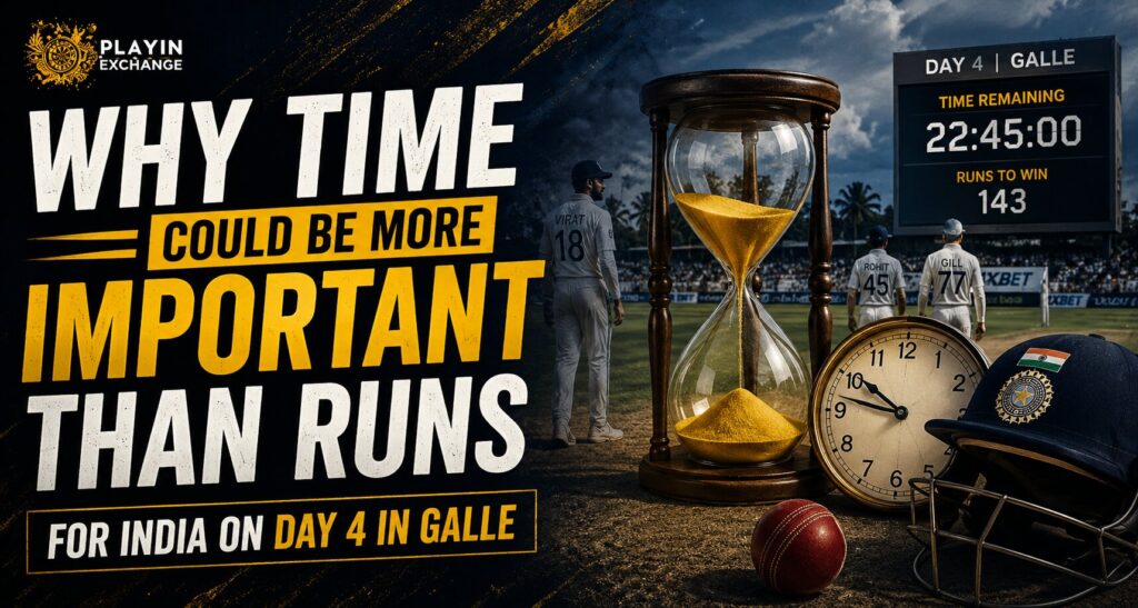 Why Time Could Be More Important Than Runs for India on Day 4 in Galle