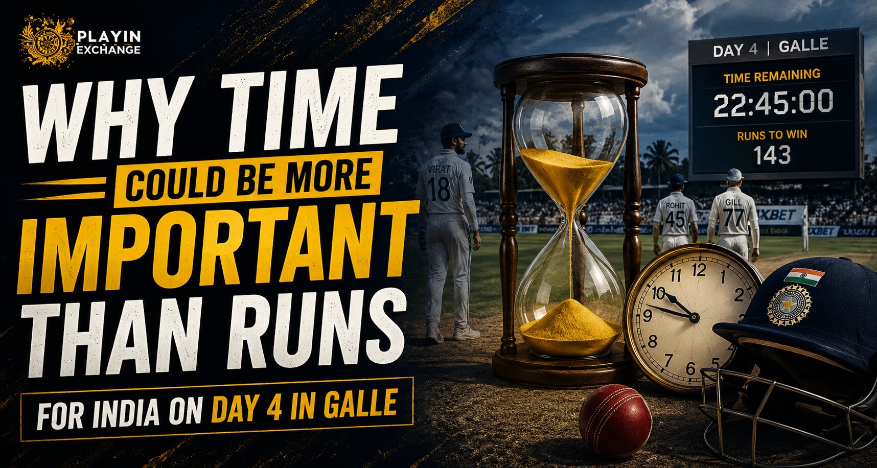 Why Time Could Be More Important Than Runs for India on Day 4 in Galle
