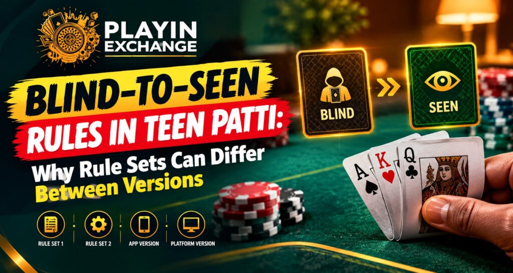 Blind-to-Seen Rules in Teen Patti: Why Rule Sets Can Differ Between Versions