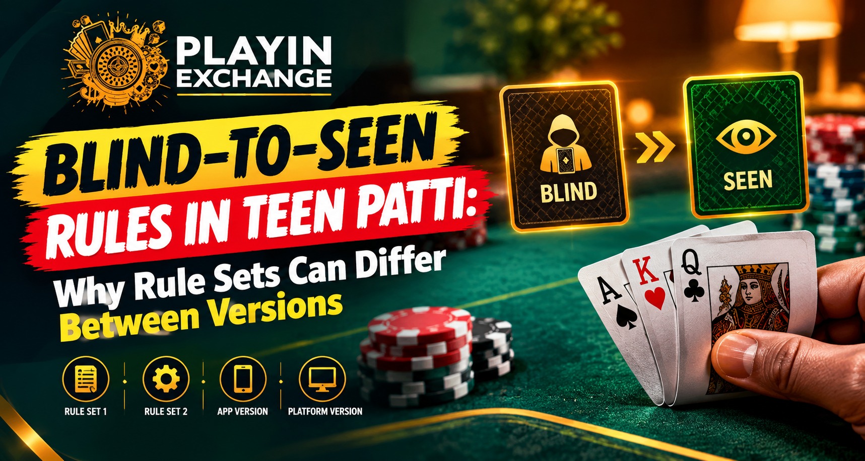 Blind-to-Seen Rules in Teen Patti: Why Rule Sets Can Differ Between Versions