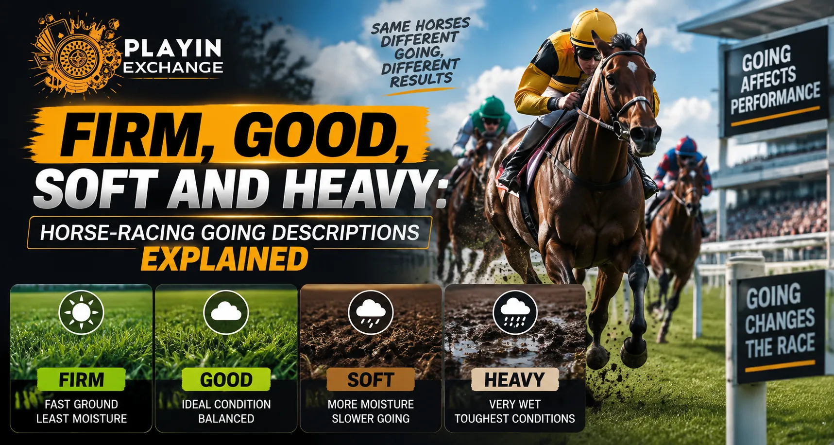 Firm, Good, Soft and Heavy: Horse-Racing Going Descriptions Explained | Playinexch