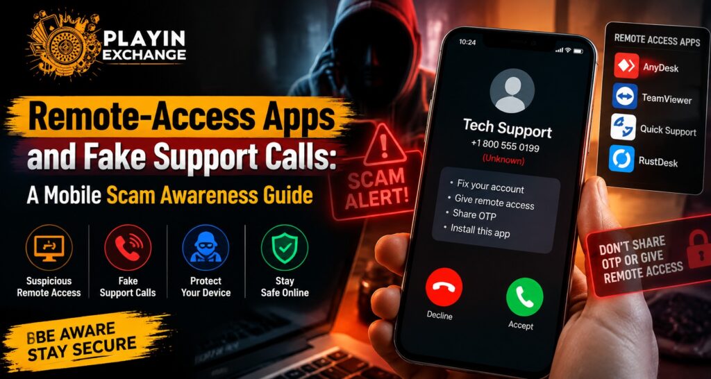 Remote-Access Apps and Fake Support Calls: A Mobile Scam Awareness Guide | Playinexch