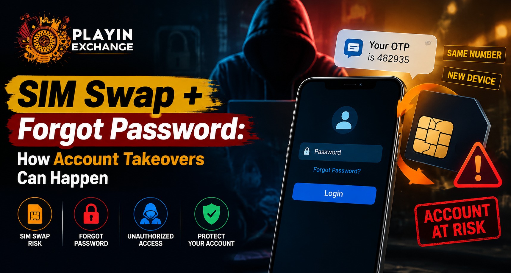 SIM Swap + Forgot Password: How Account Takeovers Can Happen | Playinexch
