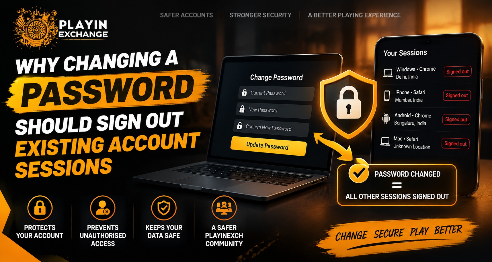Playinexch: Why Changing a Password Should Sign Out Existing Account Sessions