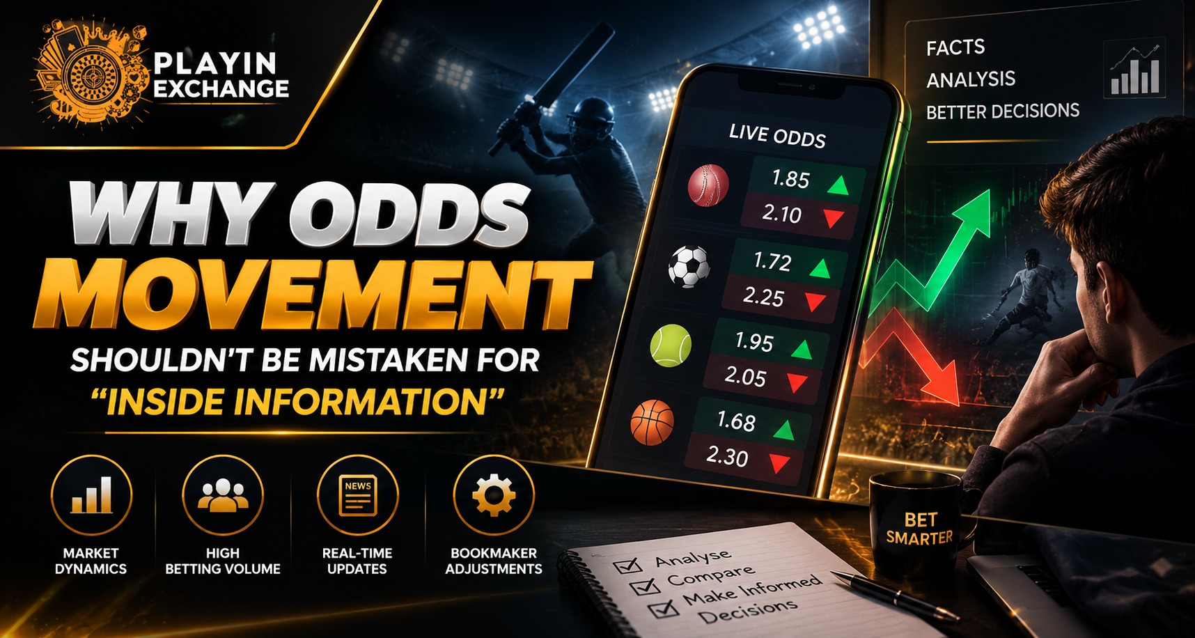 Playinexch: Why Odds Movement Shouldn't Be Mistaken for “Inside Information”